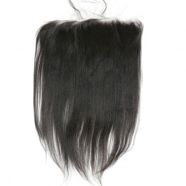 Virgin Yaki Straight 13x4 HD Frontal natural hairline