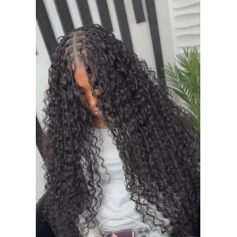 Elesis Virgin hair bulk hair for fusions no bead extensions for braids deep wave Virgin Remy hair 