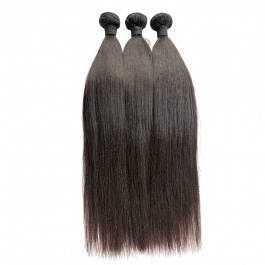 Elesis Corase Virgin Yaki Straight Human Hair 3 Bundles Remy Hair Wave Weft 100% Human Hair