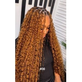 Elesis Virgin hair Colored bulk hair for braids Curly Virgin Remy hair Extensions