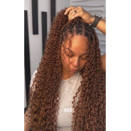 Elesis Virgin hair Colored bulk hair for braids Curly Virgin Remy hair Extensions