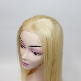 Elesis Virgin Hair Top raw grade hair 613 blonde customize wig 5x5 lace frontal wig-TB5x5