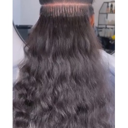 Elesis Virgin Hair Flat Keratin bonds Water Wave ktips hair extensions Virgin Remy Hair 100grams