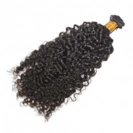 Elesis Virgin Hair Burmese Curly ktips Flat Tips hair extensions Virgin Remy Hair 100grams
