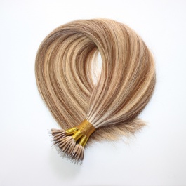 Color Optional Straight HumanHair Nanorings Metal Tips  Virgin Remy Extesions 