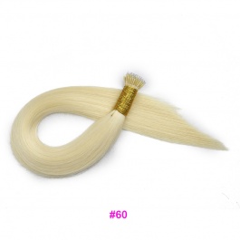 Color Optional Straight HumanHair Nanorings Metal Tips  Virgin Remy Extesions 
