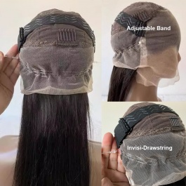 Elesis Virgin Hair Top grade raw hair Customize Transparent lace 360 wig-TP360