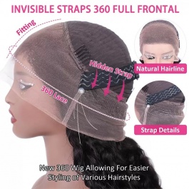 Elesis Virgin Hair Top grade raw hair Customize Transparent lace 360 wig-TP360