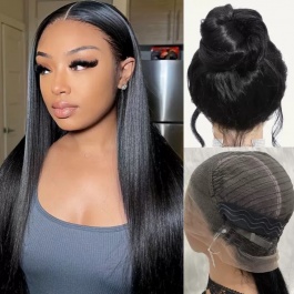 Elesis Virgin Hair Top grade raw hair Customize Transparent lace 360 wig-TP360