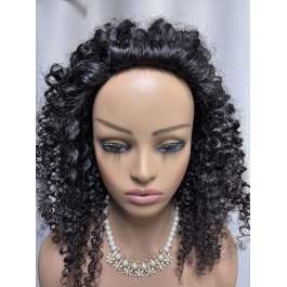All-In-One Realistic Versatile Cap Drawstring Ponytail Half Wig