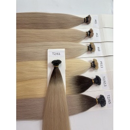 Keratin Flat Tips Blonde Toner Color Virgin Remy Ktips extensions 100grams