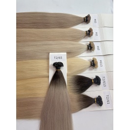 Keratin Flat Tips Blonde Toner Color Virgin Remy Ktips extensions 100grams