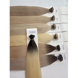 Keratin Flat Tips Blonde Toner Color Virgin Remy Ktips extensions 100grams
