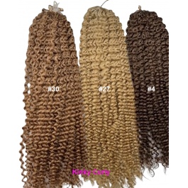  Seamless Feather Crochet Human Hair Extensions texture black and color