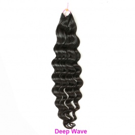  Seamless Feather Crochet Human Hair Extensions texture black and color