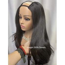 Elesis Virgin Hair Raw Hair top grade customize U part machine made wig-Upart1