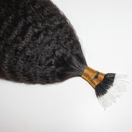 Kinky Straight Nano Ftips Raw Hair 100grams 