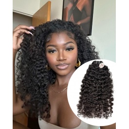 Top Raw Grade Bundle 1pcs Burmese Curly Human hair Weft
