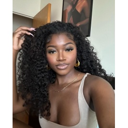 Top Raw Grade Bundle 1pcs Burmese Curly Human hair Weft