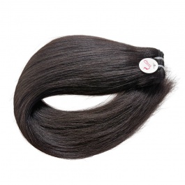 Top Raw Grade Yaki Straight  Natural 4C Relax Hair 1pcs