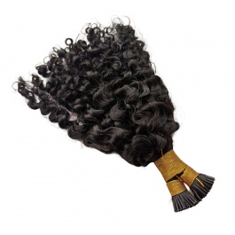 Burmese Curly Itips Virgin Remy Hair Extensions 100grams