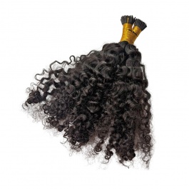 Burmese Curly Itips Virgin Remy Hair Extensions 100grams