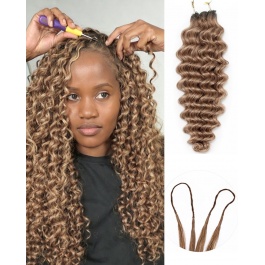 Miracle Knots Feather Crochet Human Hair Extensions Color Texture