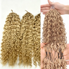 Miracle Knots Feather Crochet Human Hair Extensions Color Texture