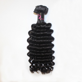 Raw Grade Bundle 1pcs Deep Wave Human Hair Weft-RDW1