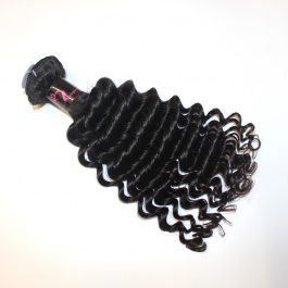 Raw Grade Bundle 1pcs Deep Wave Human Hair Weft-RDW1