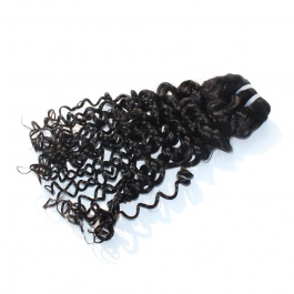 Top Grade Single bundle Raw Curly Hair Wave  Sexy Italy  Curly Human Hair Natural Black