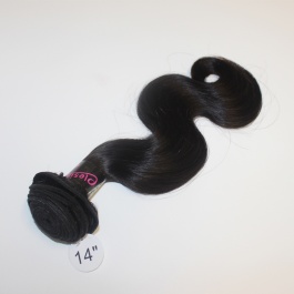 Top grade Raw Hair Single bundle Body Wave 1pcs Wavy hair Weft 100g