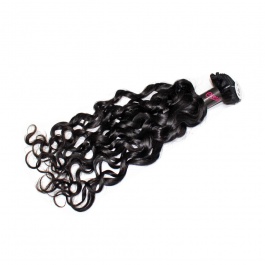 Raw Grade 1pcs Water wave Human Hair Weft Extension-WW1
