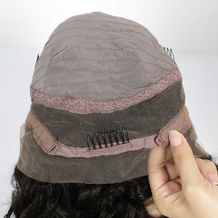 Lace Frontal Human Hair Wigs Pre Plucked Natural Hair Line With Baby Hair Brazilian Loose Deep Curly Wig for Black Women