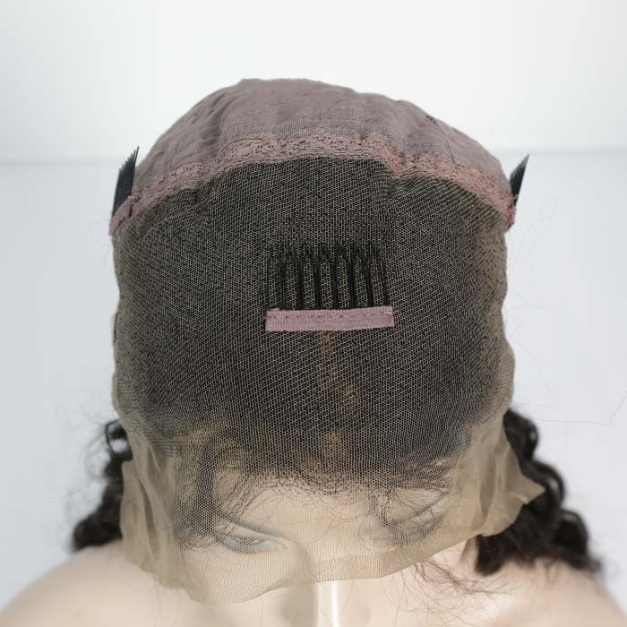Lace Frontal Human Hair Wigs Pre Plucked Natural Hair Line With Baby Hair Brazilian Loose Deep Curly Wig for Black Women